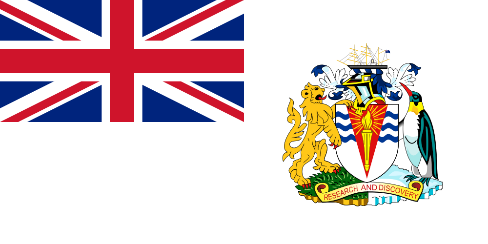 British Antarctic Territory Flag